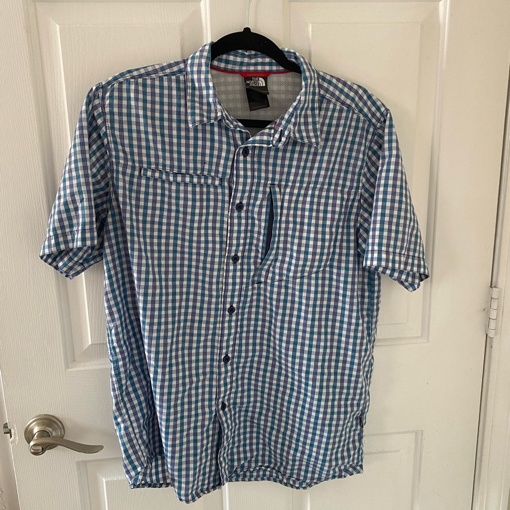 The North Face mens short sleeve button down